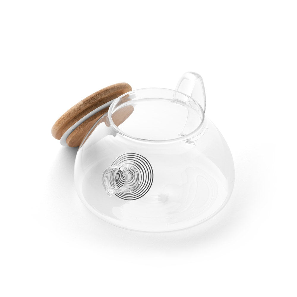 SNEAD. Borosilicate glass teapot with bamboo lid 750 mL
