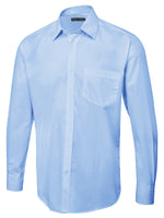 Branded Men's Long Sleeve Poplin Shirt