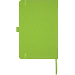 Branded Honua A5 recycled paper notebook with recycled PET cover