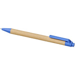Branded Berk recycled carton and corn plastic ballpoint pen