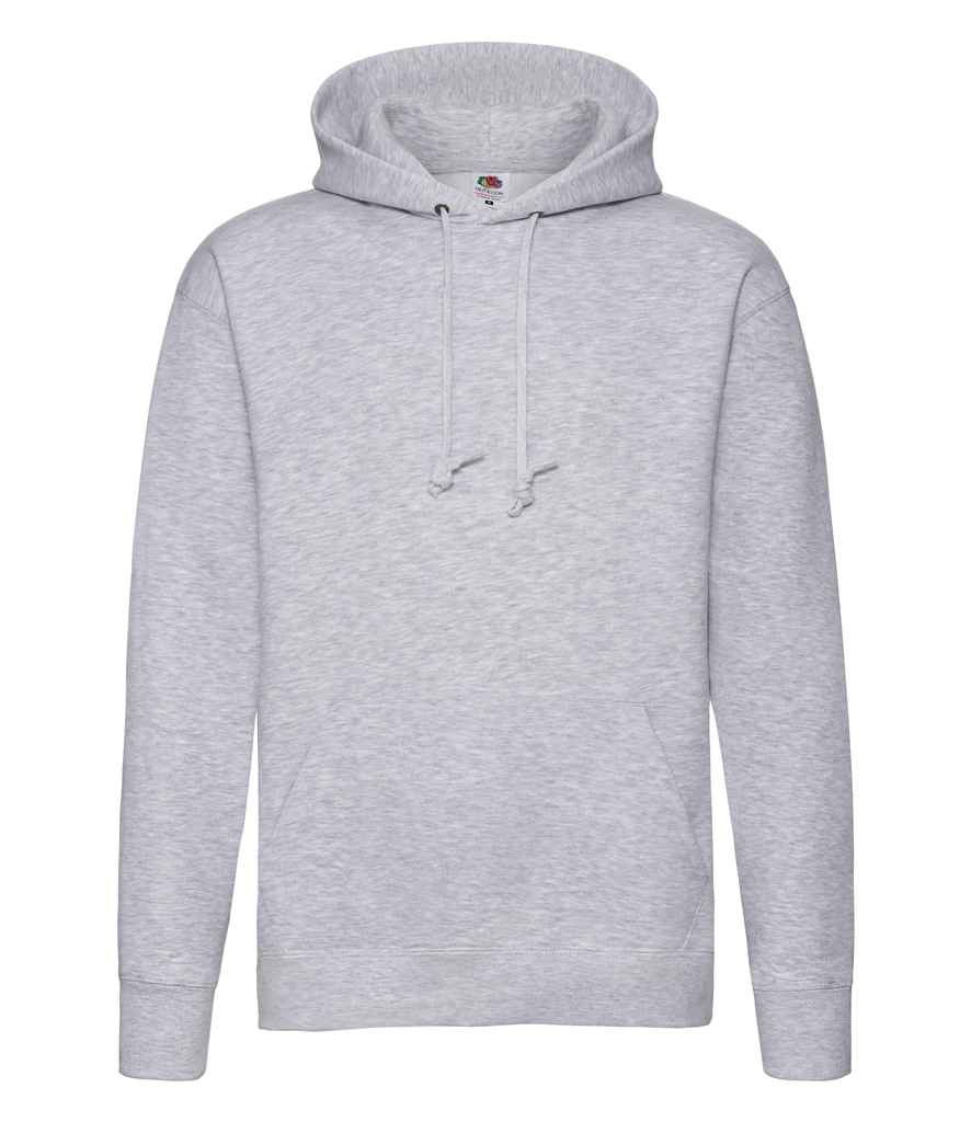 Fruit of the Loom Premium Hooded Sweatshirt Heather Grey