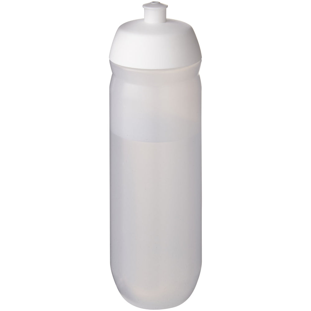 Branded HydroFlex™ Clear 750 ml squeezy sport bottle