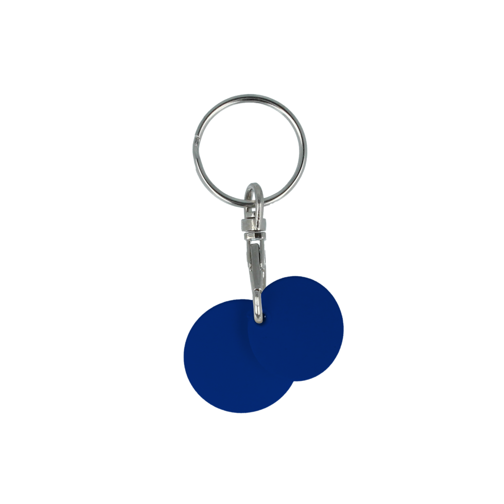 Multi Euro Trolley Coin Keyring
