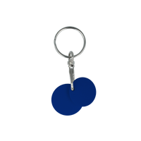 Multi Euro Trolley Coin Keyring