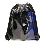 'Transparent Fabric Drawstring Bag' BLACK 600D and TPU Drawstring Bag