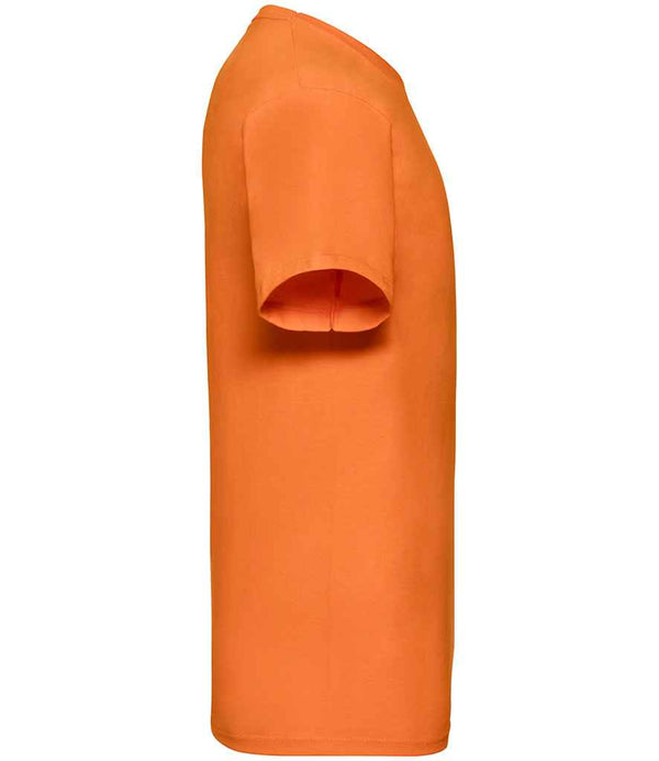 Fruit of the Loom V Neck Value T-Shirt Orange