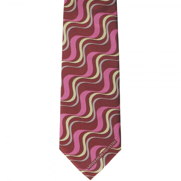 Branded Woven Micro Polyester Tie