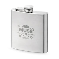 MUSE. Stainless steel pocket bottle 180 mL