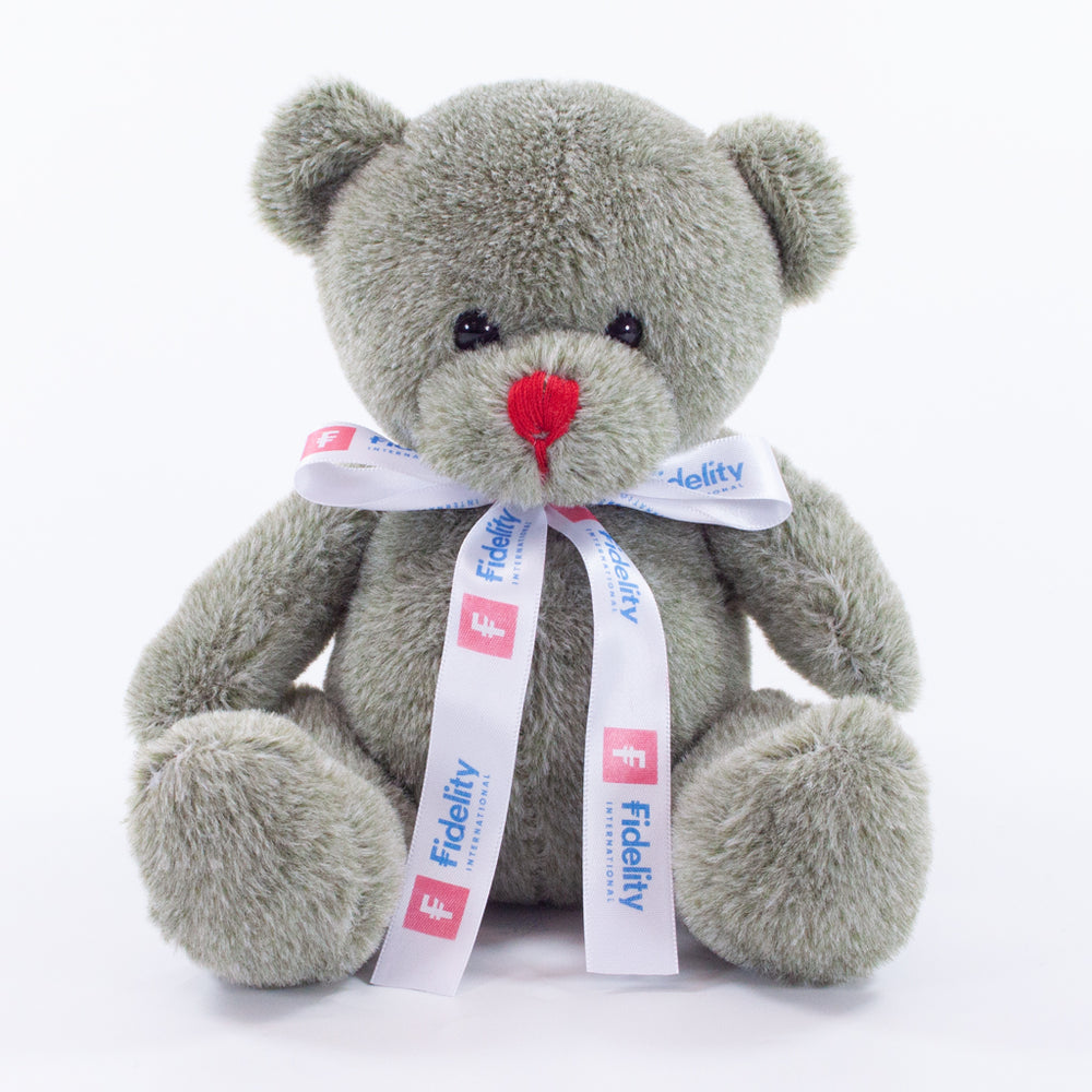 Bow Bear I 15cm Red Nose Bear