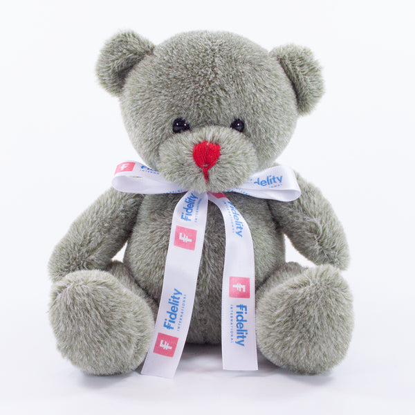 Bow Bear I 15cm Red Nose Bear