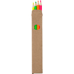 Branded Saling Coloured highlighter pencil set (4pc)