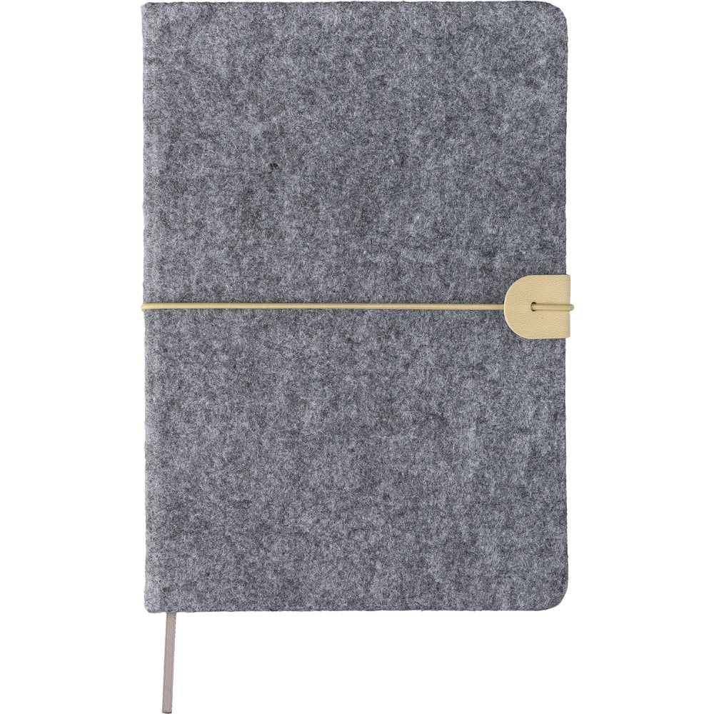 The Dario - Recycled felt notebook (approx. A5)