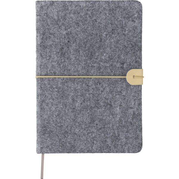 The Dario - Recycled felt notebook (approx. A5)