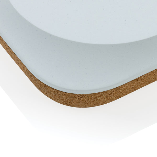Branded Oregon RCS recycled plastic and cork 10W wireless