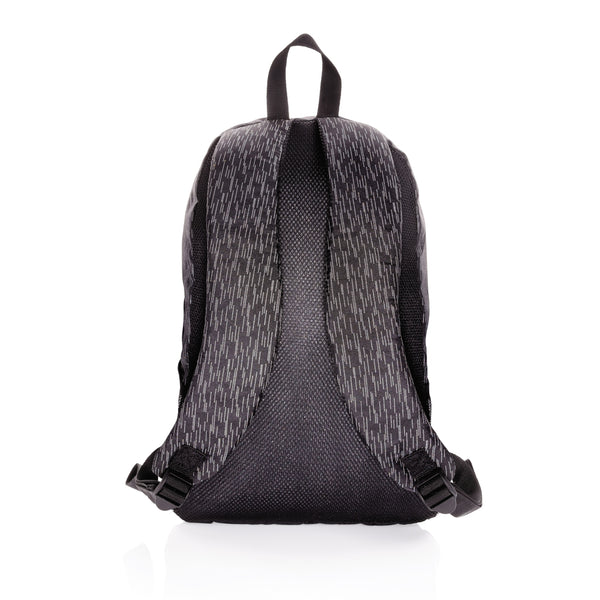 Branded AWARE™ RPET Reflective laptop backpack