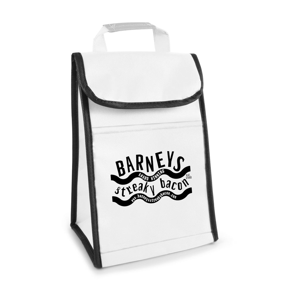 Branded Lawson 80g Non Woven Cooler Lunch Bag with trim
