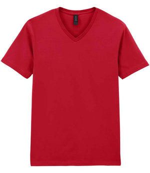 Gildan SoftStyle® V Neck T-Shirt Cherry Red