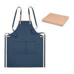Branded Organic cotton apron 340 gr/m²