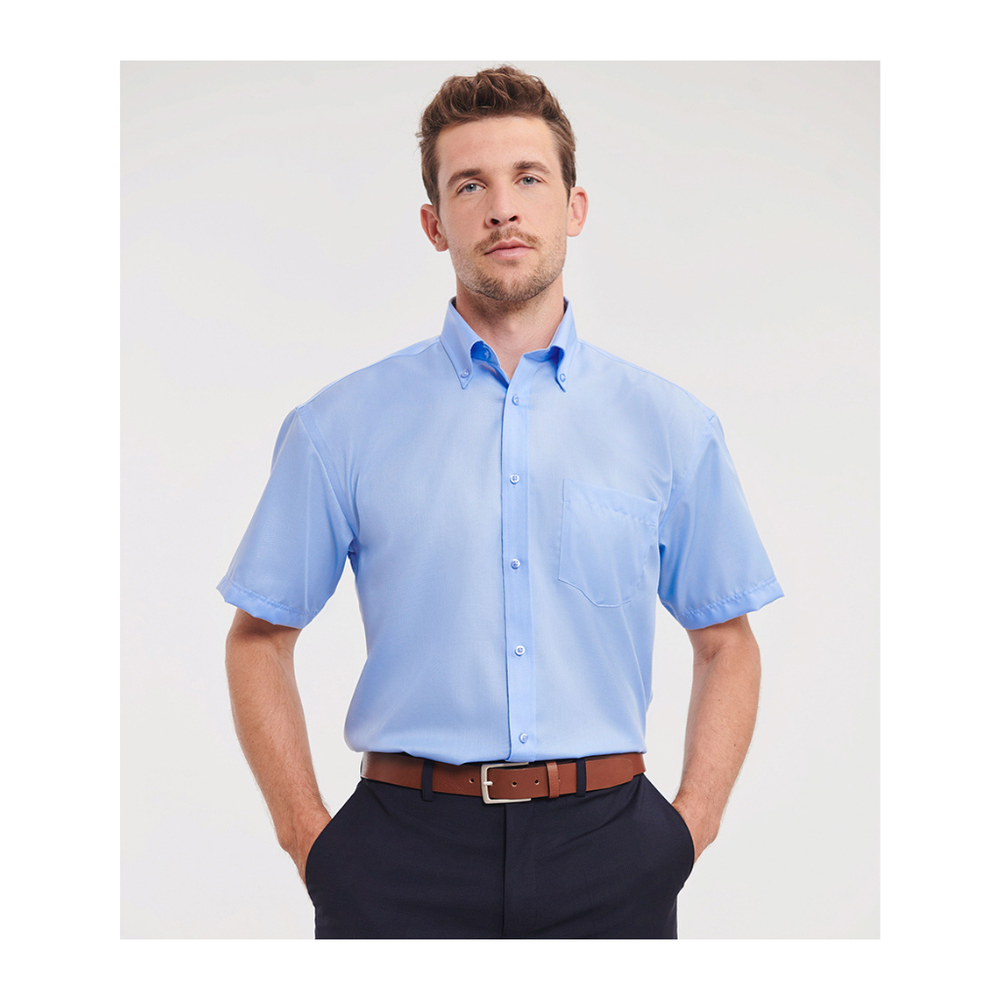 Russell Collection Short Sleeve Ultimate Non-Iron Shirt