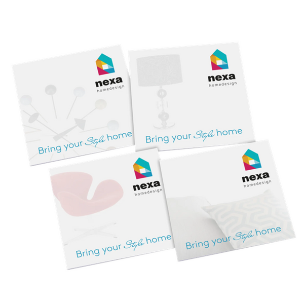 Sticky-Smart Notes - Variable Print 3"x 3" 50 Sheet.