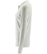 SOL'S Ladies Perfect Long Sleeve Piqué Polo Shirt Ash