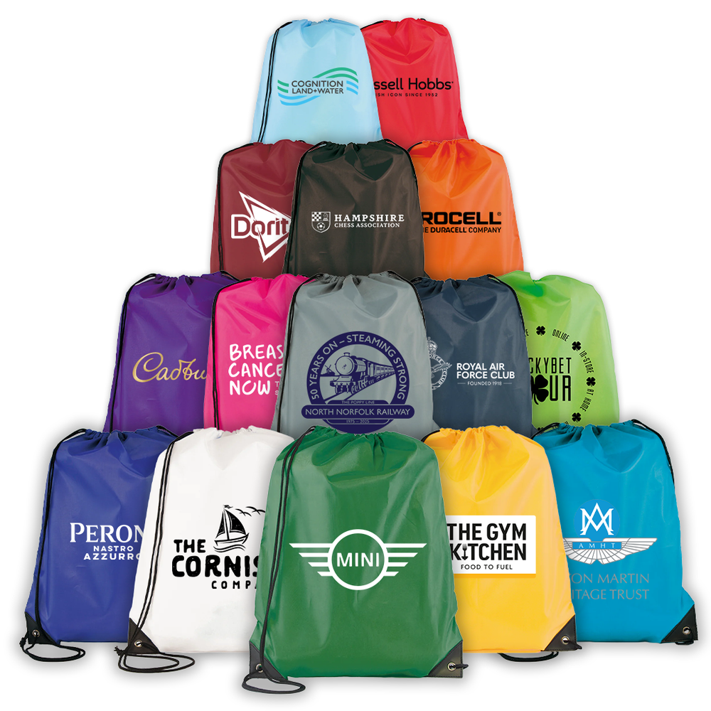 Pegasus Plus Drawstring Bags Teal