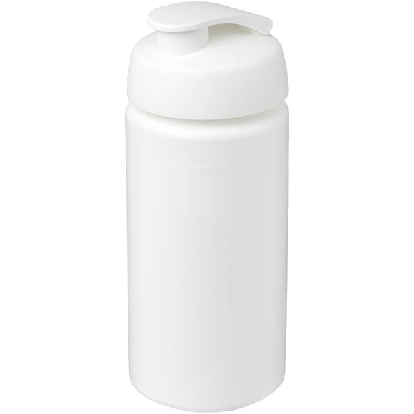 Branded Baseline® Plus grip 500 ml flip lid sport bottle