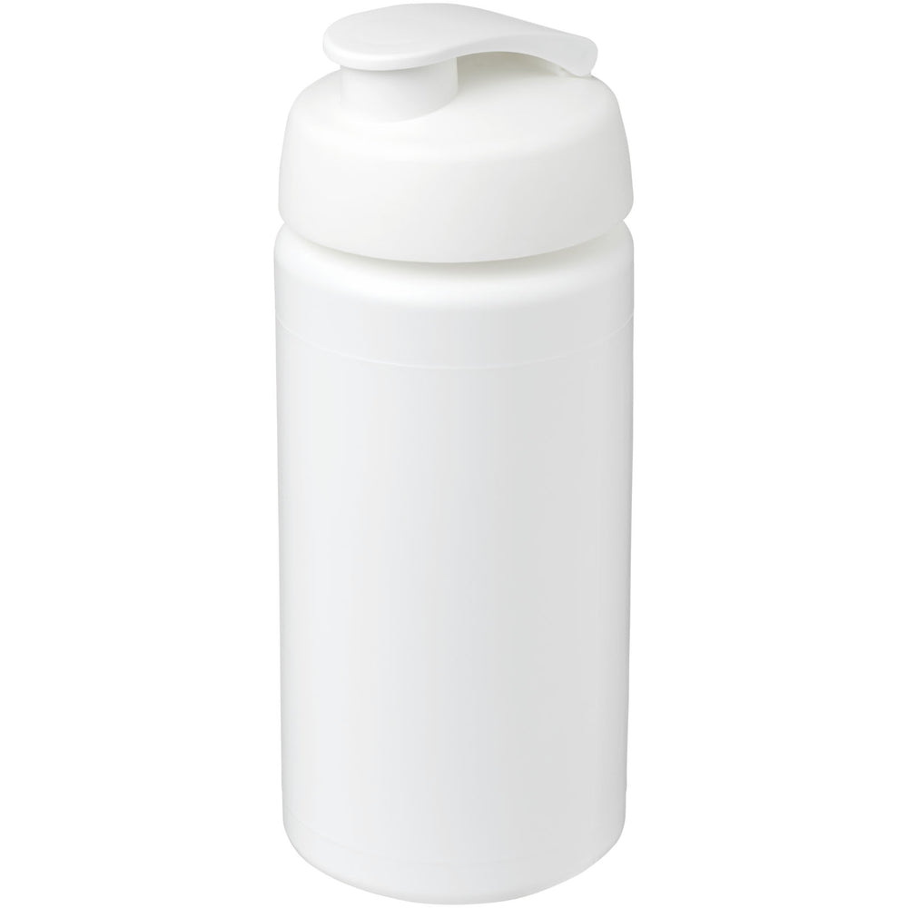 Branded Baseline® Plus grip 500 ml flip lid sport bottle