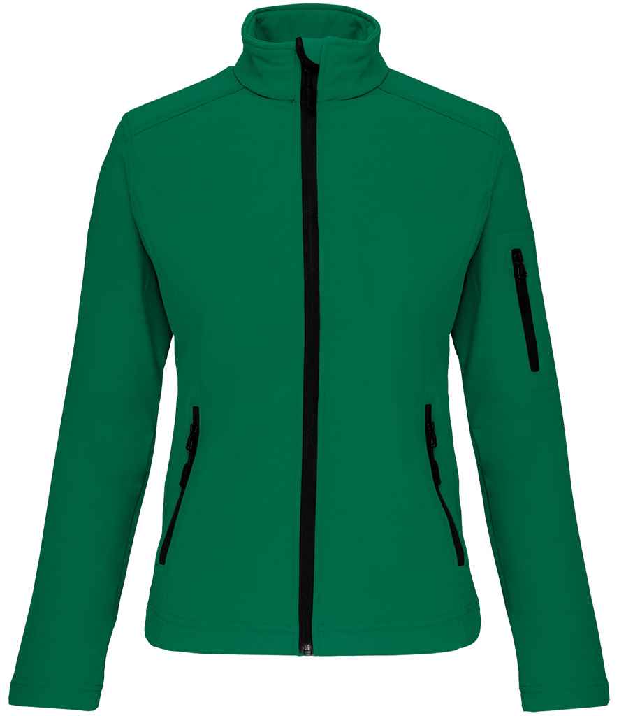 Kariban Ladies Soft Shell Jacket Kelly Green