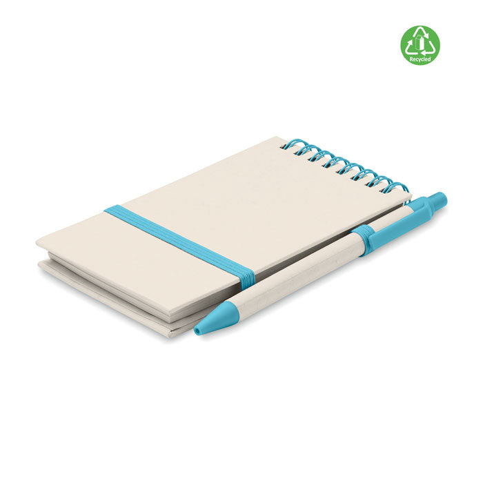 Branded A6 milk carton notebook set