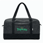 Branded RPET felt weekend bag