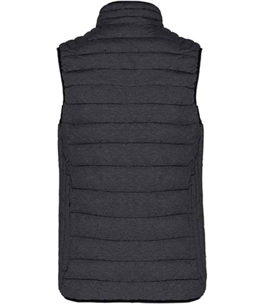 Kariban Ladies Lightweight Padded Bodywarmer Marl Dark Grey