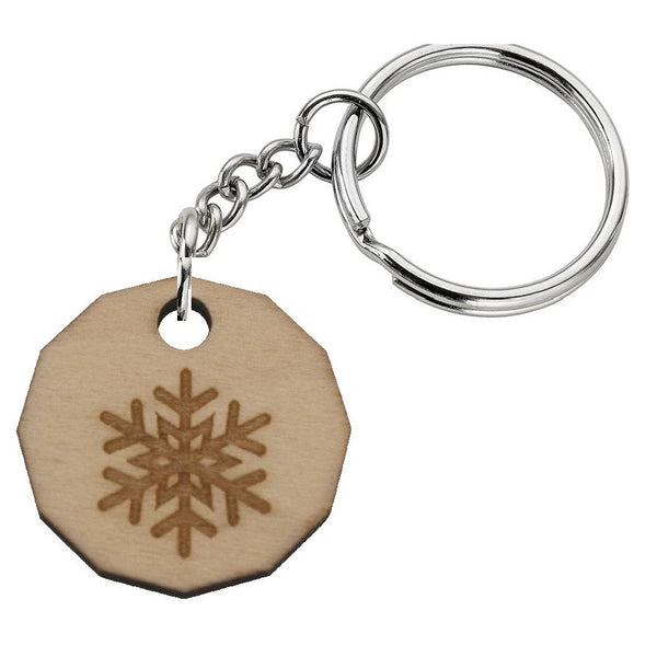 Wooden Keyring (30mm)