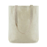 Branded Dunham 10oz cotton shopper with gusset and long handles