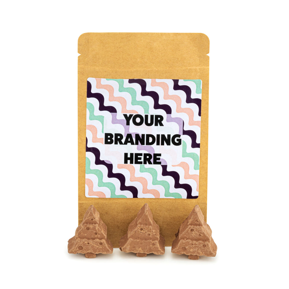Kraft Pouch of 3 Tree-Shaped Seed Bombs
