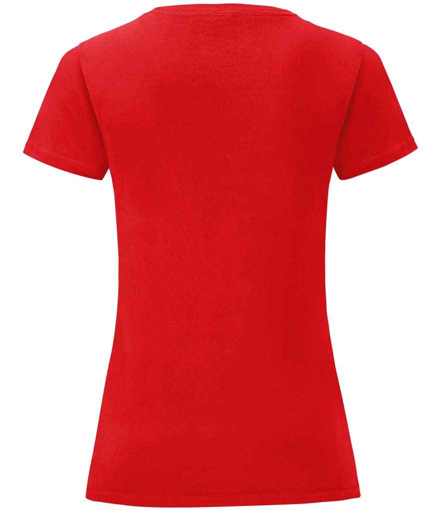 Fruit of the Loom Ladies Iconic 150 T-Shirt Red