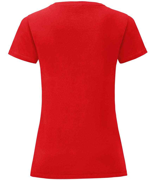 Fruit of the Loom Ladies Iconic 150 T-Shirt Red