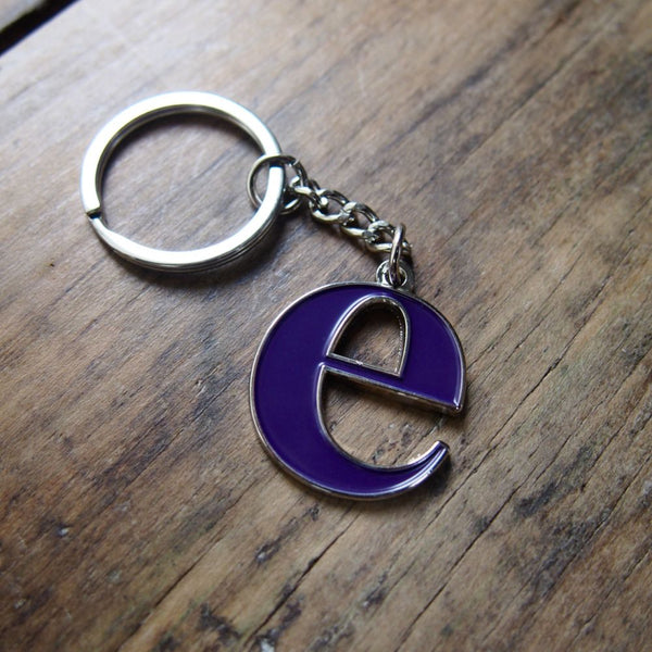 Stamped Hard Enamel Keyring (50mm)