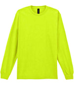 Gildan Ultra Cotton™ Long Sleeve T-Shirt Safety Green