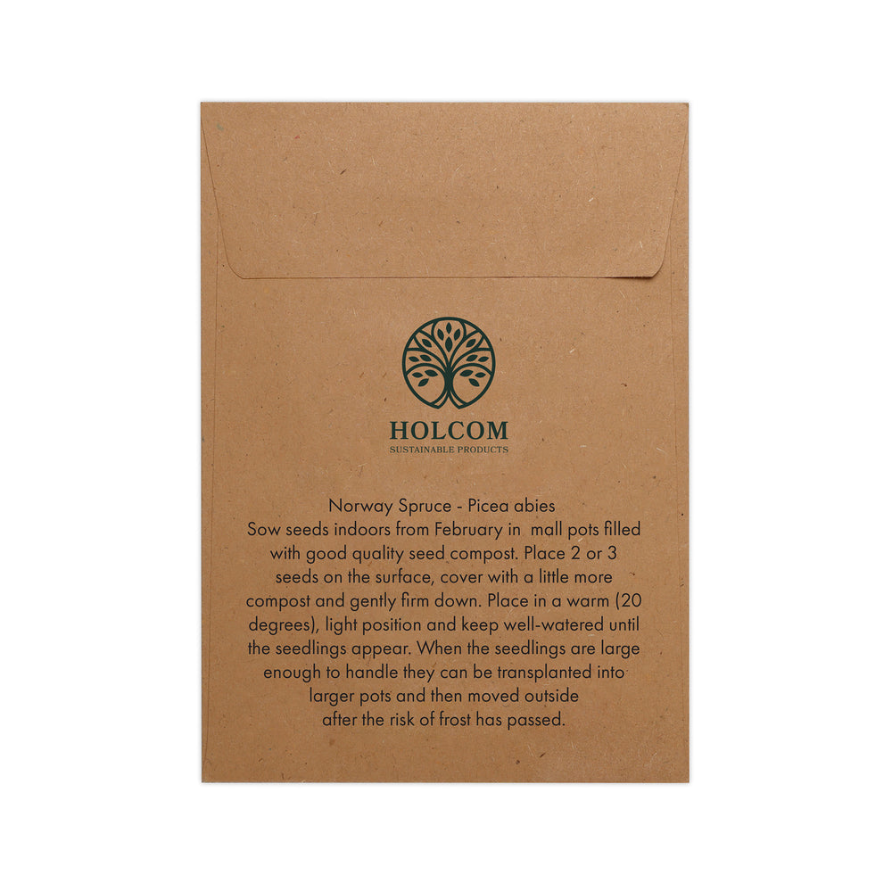Seed Pack in Kraft Paper Envelope Norwegian Spruce