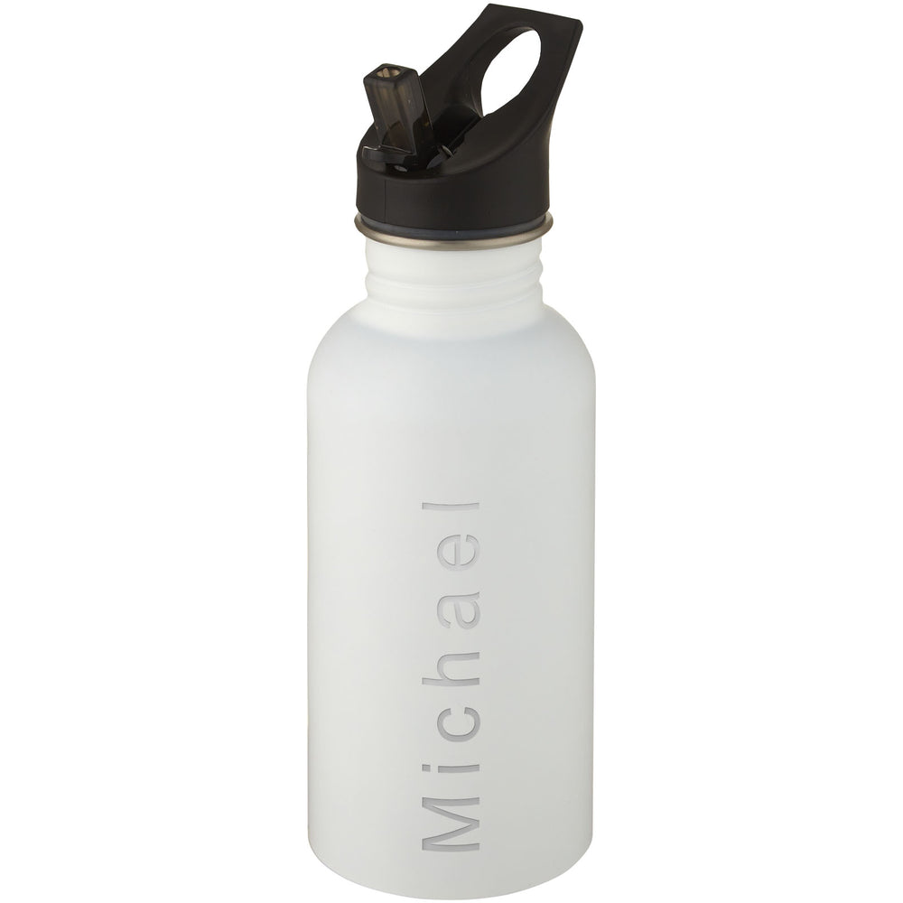 Branded Lexi 500 ml stainless steel sport bottle