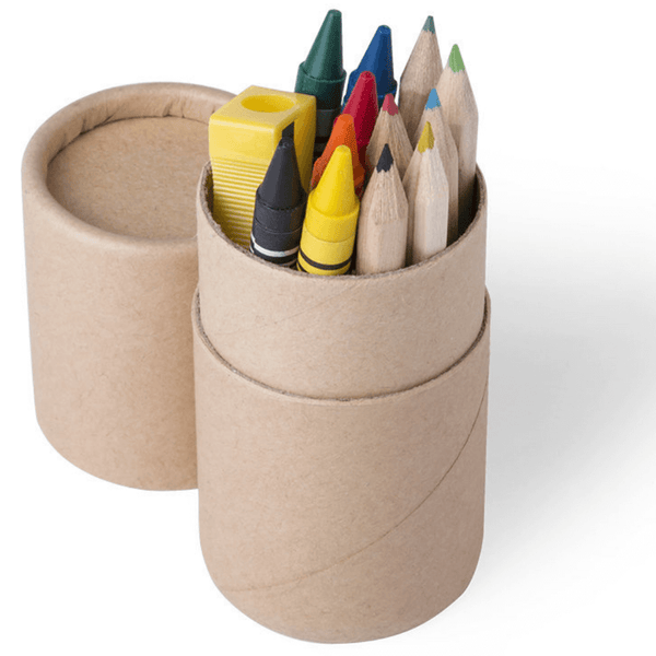 Branded Pixi Crayon and Pencil Set