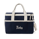 Branded VINGA Volonne AWARE™ recycled canvas cooler basket