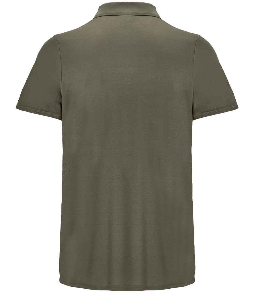 SOL'S Unisex Pitcher Recycled Polyester Piqué Polo Shirt Army
