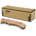 Branded Dave pocket knife with belt clip
