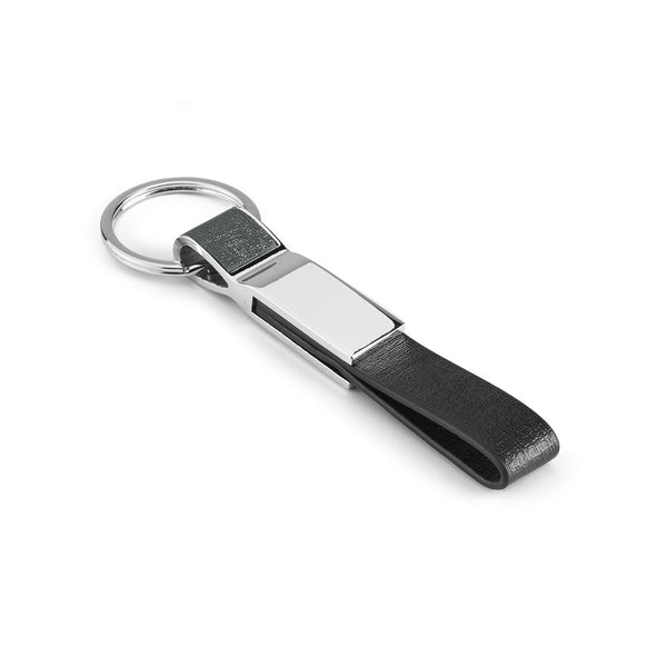 TRAVOLTA. Metal and PU card and keyring set
