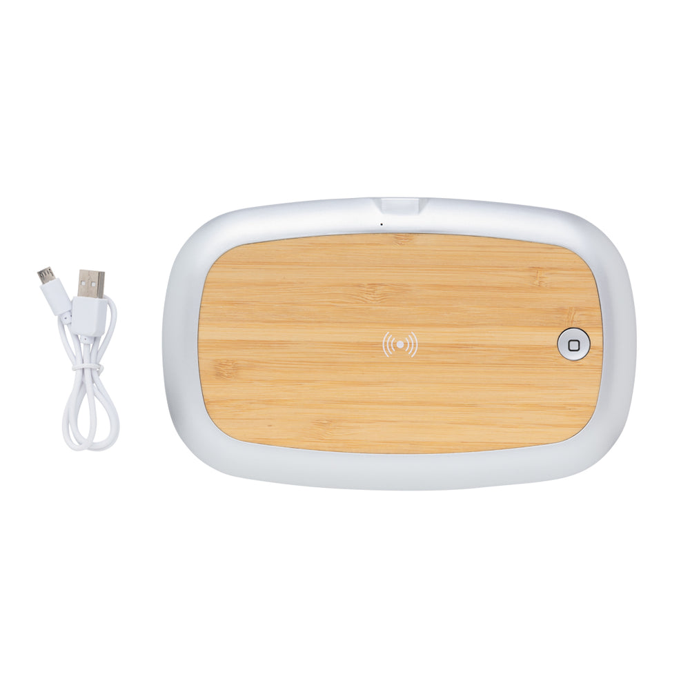 Branded Rena UV-C steriliser box with 5W wireless charger