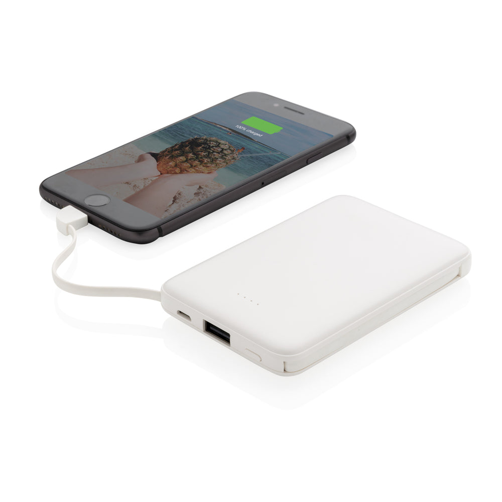 RCS recycled plastic 5.000 mAh powerbank