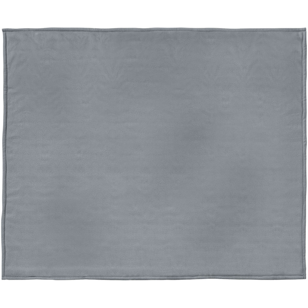 Branded Springwood soft fleece and sherpa plaid blanket
