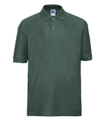 Russell Schoolgear Kids Poly/Cotton Piqué Polo Shirt Bottle Green